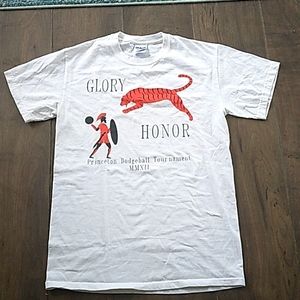 VTG Y2K PRINCETON UNIVERSITY DODGEBALL TEE WOMANS S